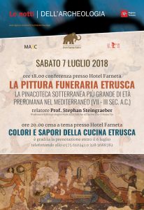 Conferenza sulla pittura funeraria etrusca