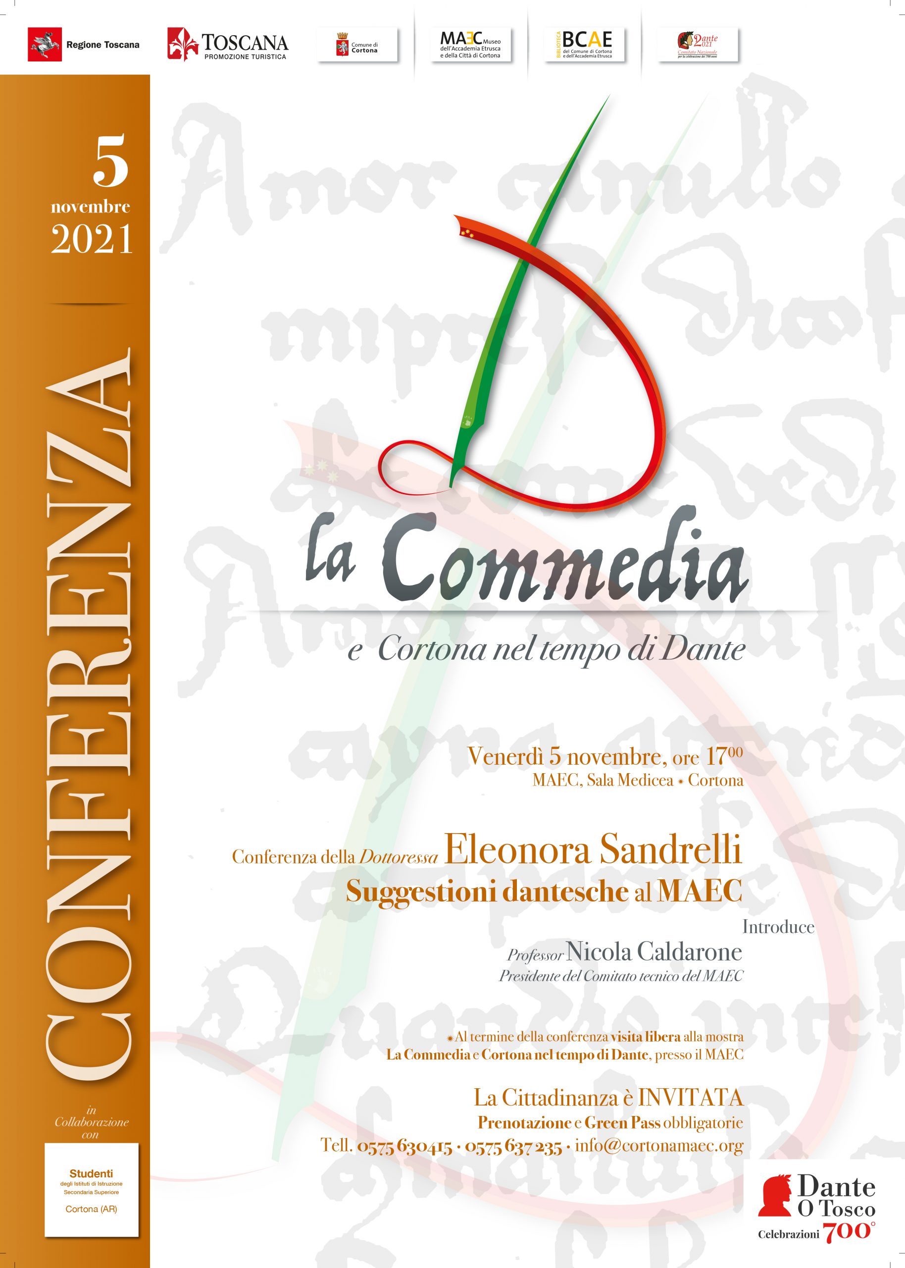 Suggestioni dantesche al MAEC conferenza della Dotoressa Eleonora Sandrelli