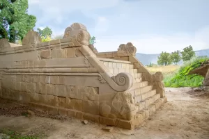 MAEC Cortona Parco Archeologico altare del Tumulo II località Sodo