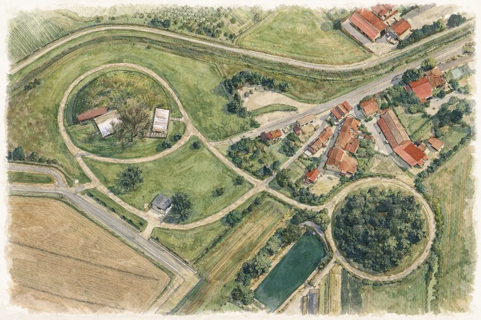 MAEC Area archeologica del Sodo mappa 