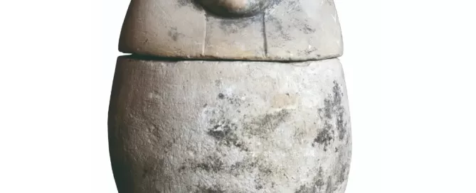 MAEC collezione egizia vaso canopo