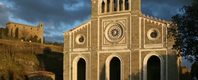 MAEC Cortona itinerari culturali sentiero di Pietra, la chiesa di Santa Margherita