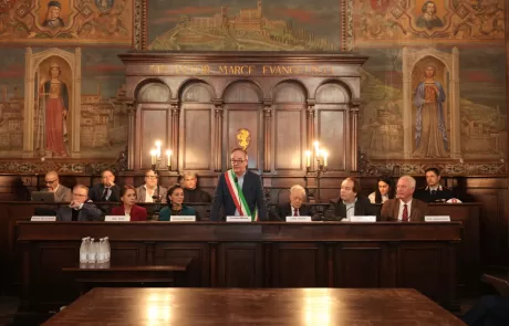 MAEC Cortona foto dell'inaugurazione della mostra "Gli Etruschi in Olanda. A 40 anni dal Progetto Etruschi" dicembre 2025