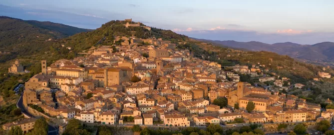 MAEC Cortona vista dall'alto