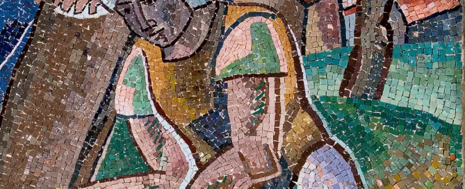 MAEC Cortona mosaico della Via Crucis di Gino Severini