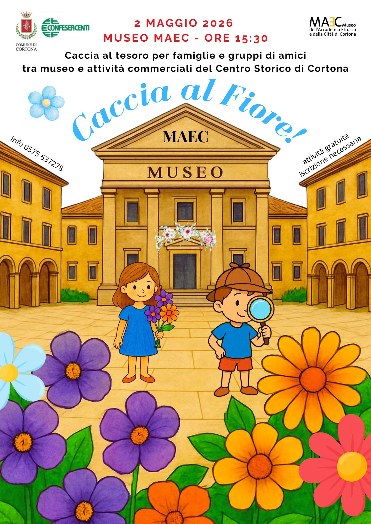 MAEC Cortona caccia al fiore tra museo e centro storico