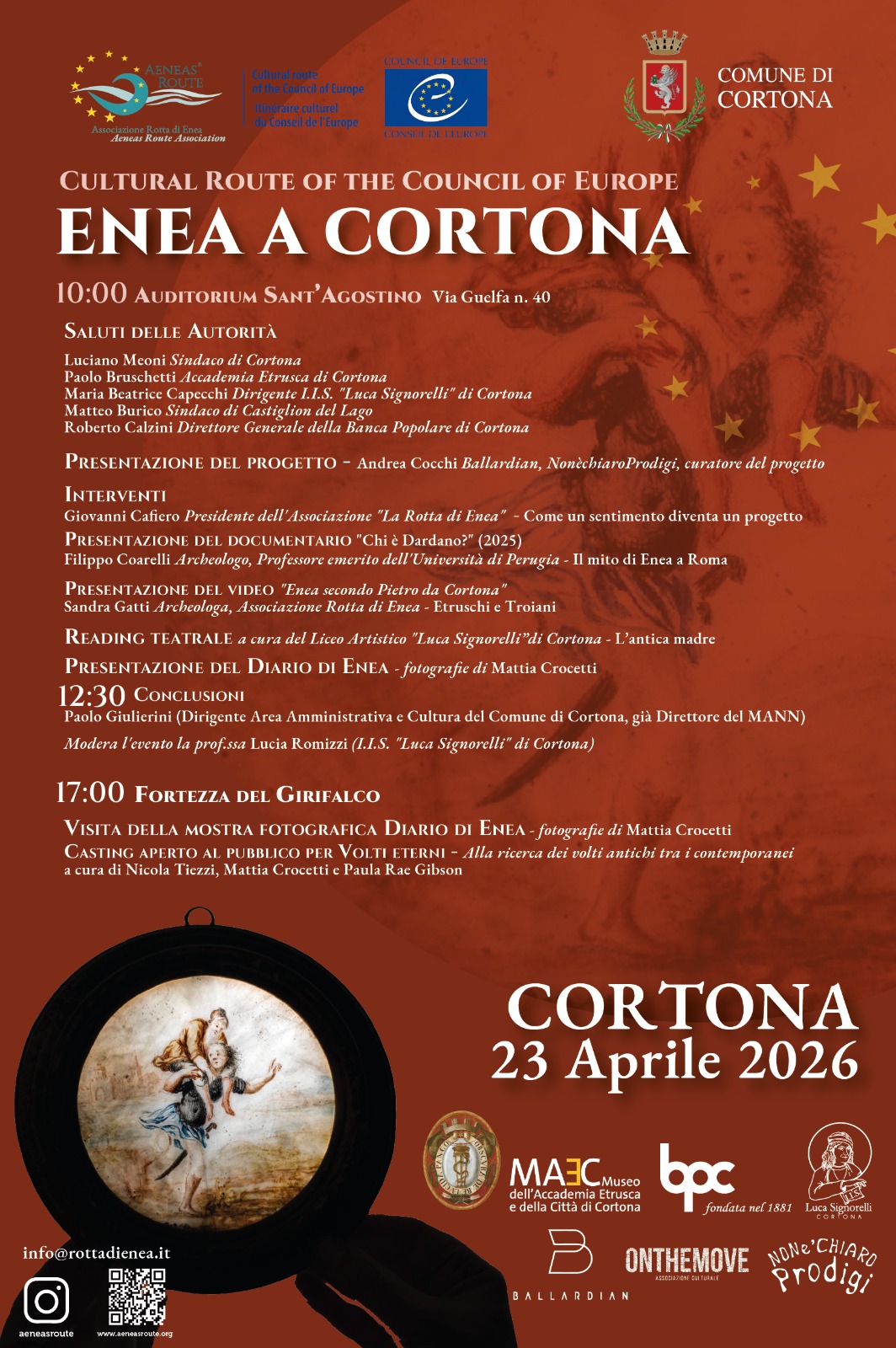 MAEC Cortona Enea a Cortona, la Rotta di Enea