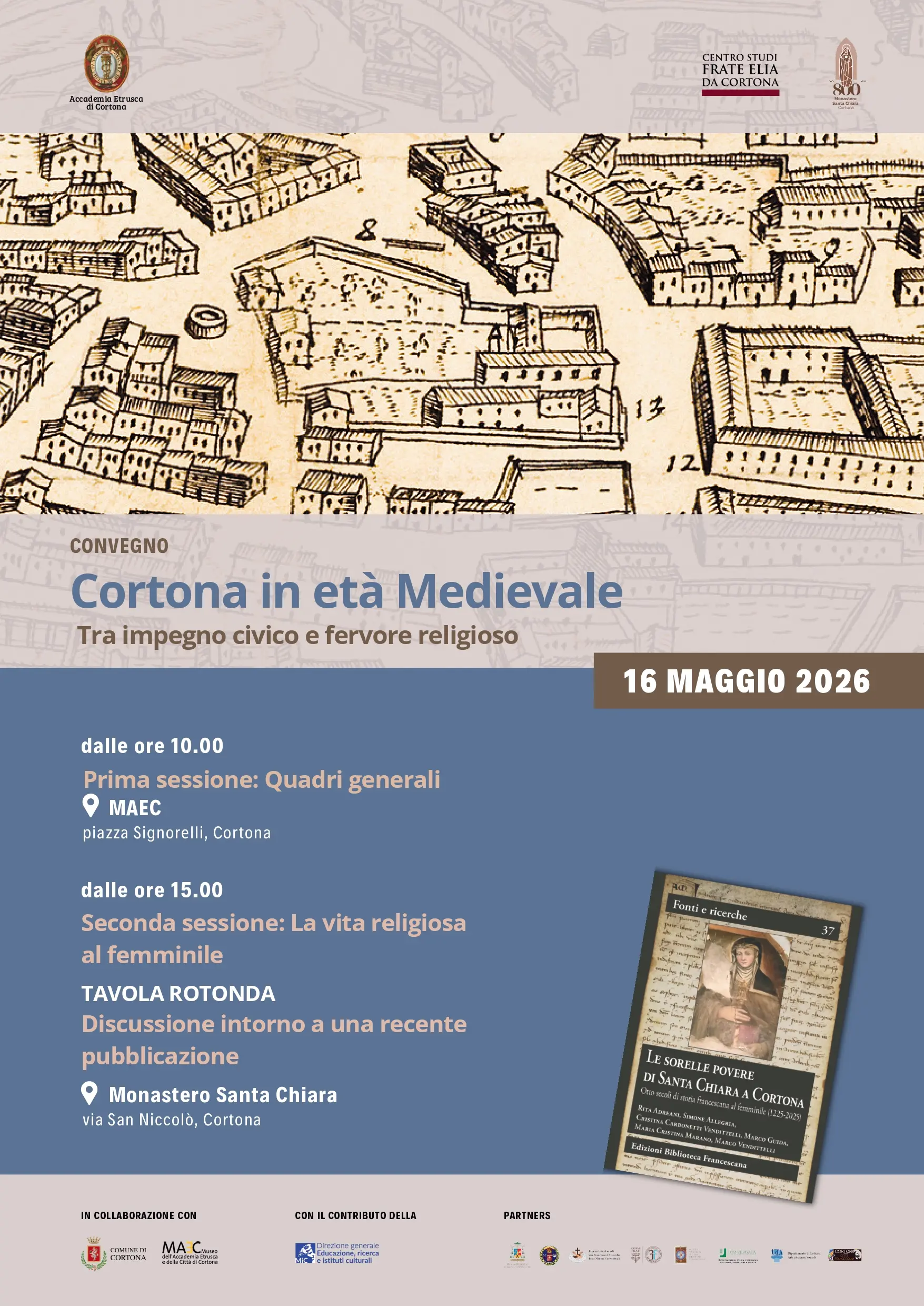 MAEC Cortona convegno Cortona in età medievale tra impegno civico e fervore religioso